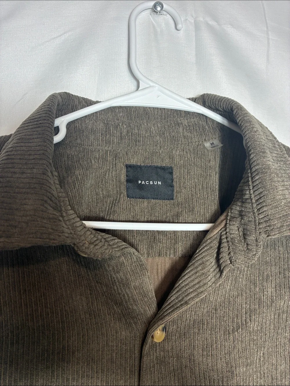 PacSun Relaxed Oversized Corduroy Shirt Jacket in Brown Men’s Medium